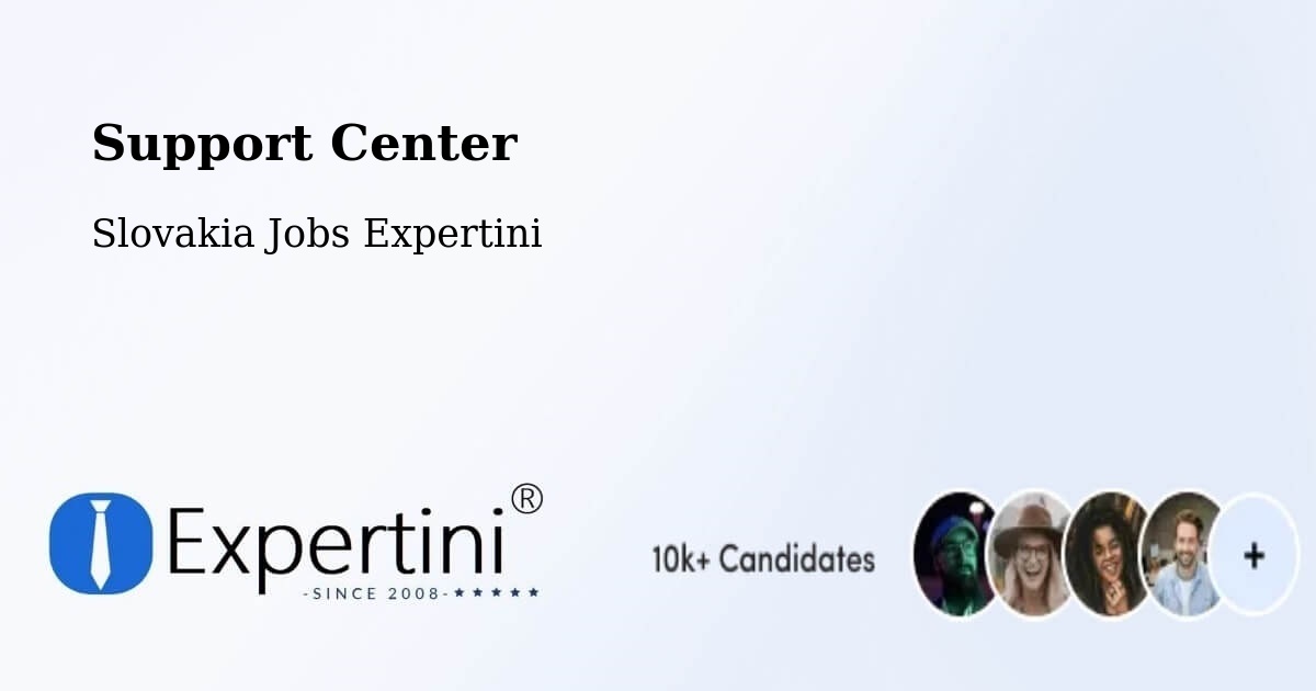 Support Services – Tvrdošín - Slovakia Jobs Expertini